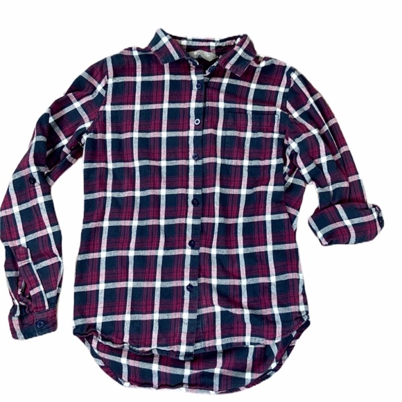mountain warhouse Tops - MOUNTAIN WAREHOUSE plaid button down flannel
